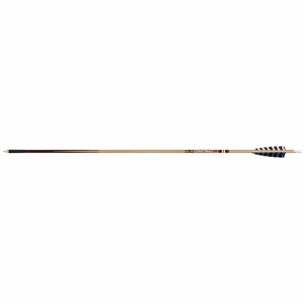 Gold Tip Gold Tip Traditional Classic Xt Arrows 500 4 In. Feathers 6 Pk Arrows and Shafts