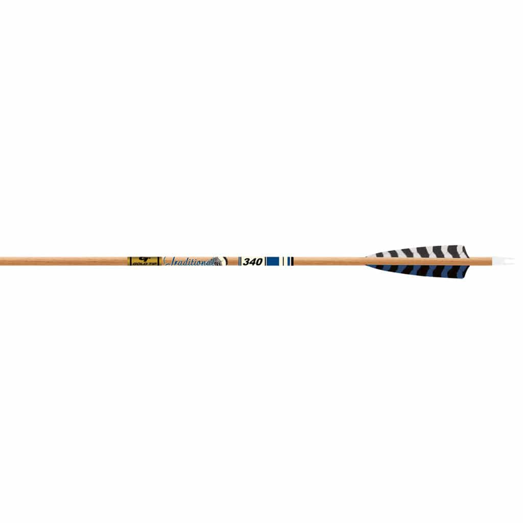 Gold Tip Gold Tip Traditional Xt Arrows 400 5 In. Feathers 6 Pk. Arrows and Shafts