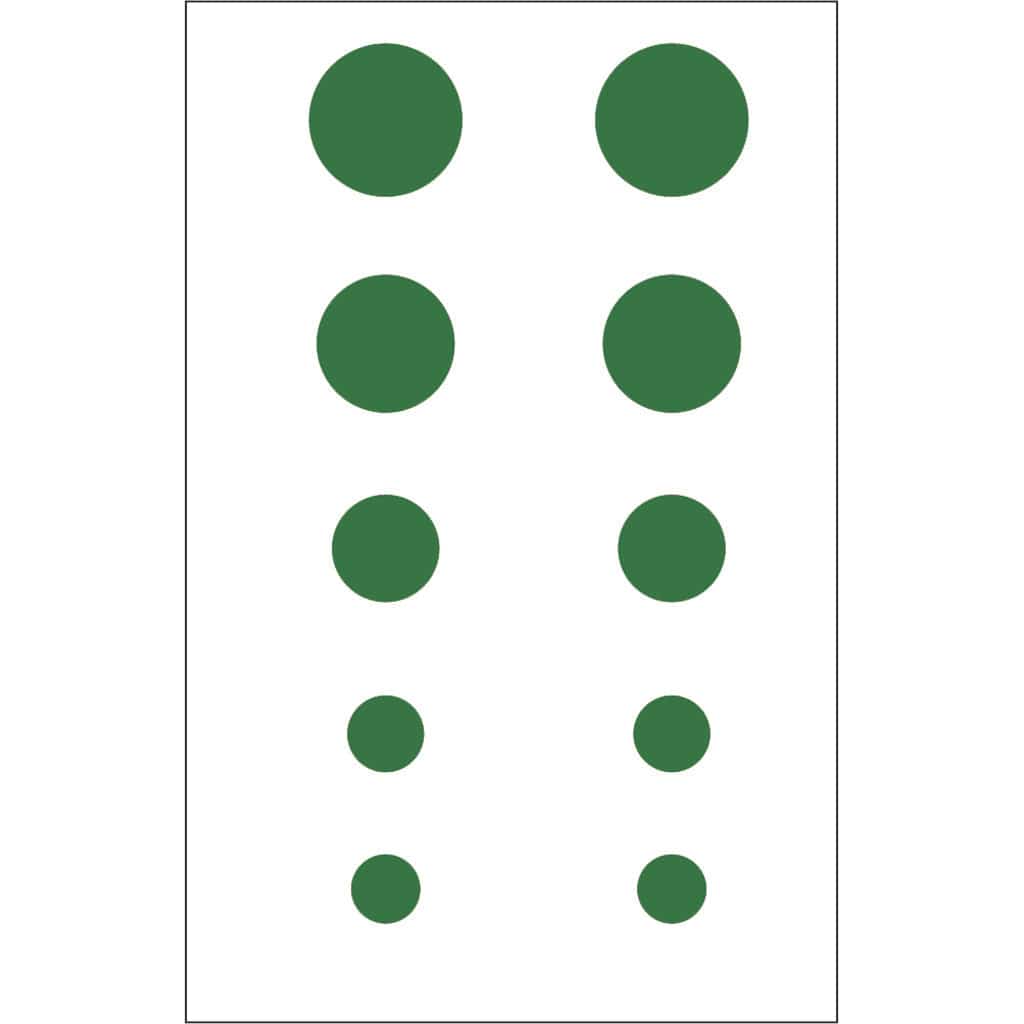 Gunstar Gunstar Colossal Dots Set Green Sights