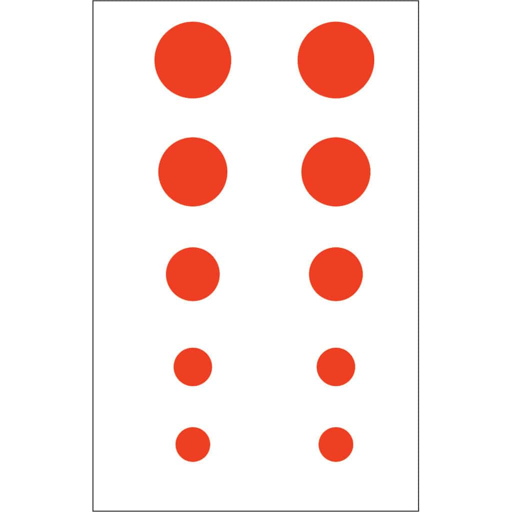 Gunstar Gunstar Colossal Dots Set Orange Sights