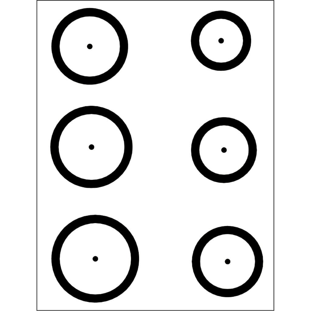 Gunstar Gunstar Magnum Target Reticle Set Black Sights