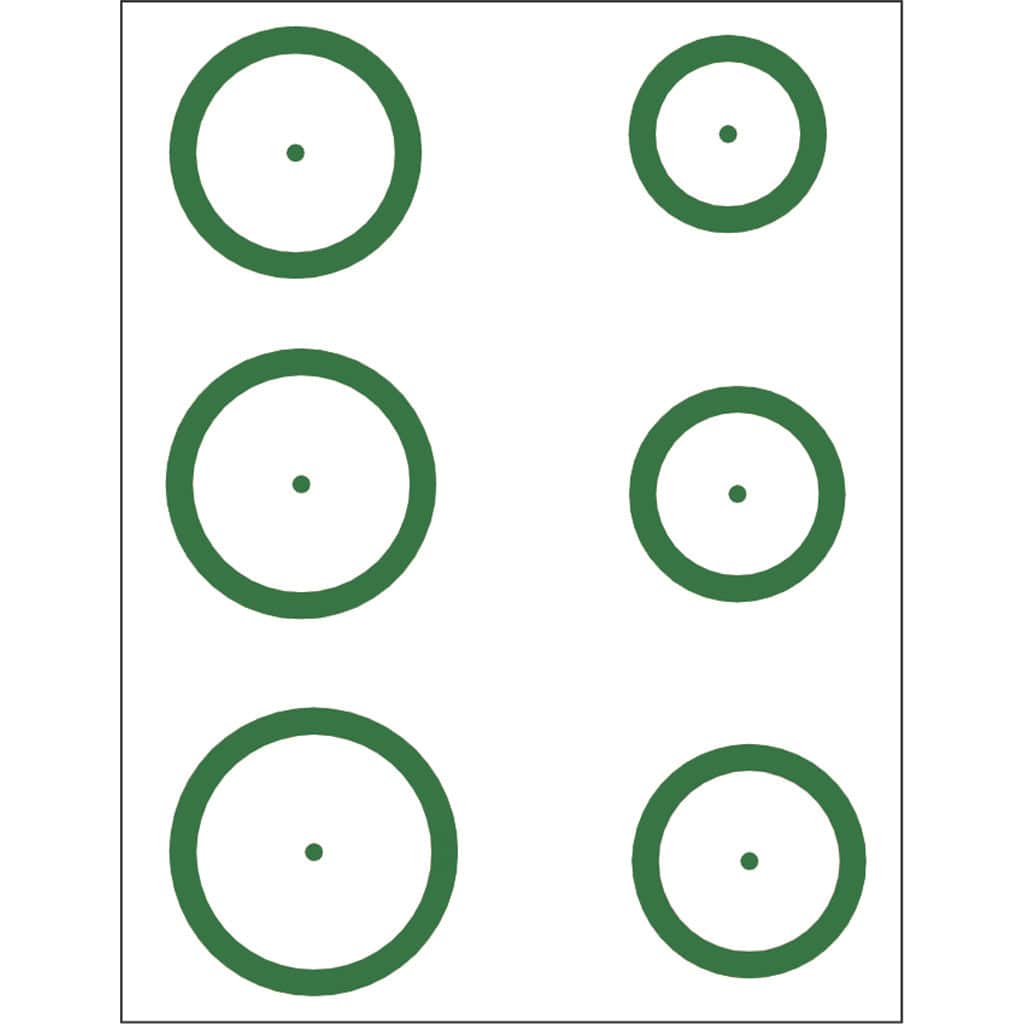 Gunstar Gunstar Magnum Target Reticle Set Green Sights