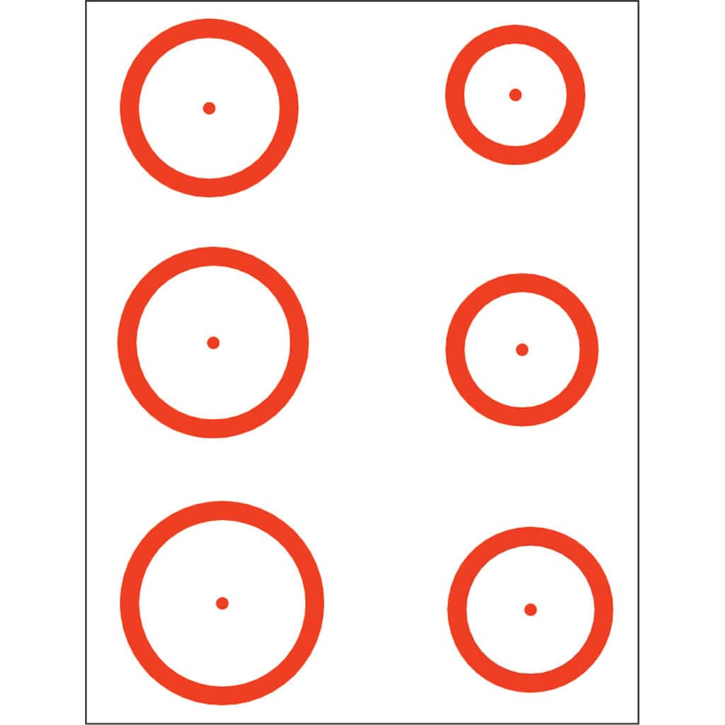 Gunstar Gunstar Magnum Target Reticle Set Orange Sights