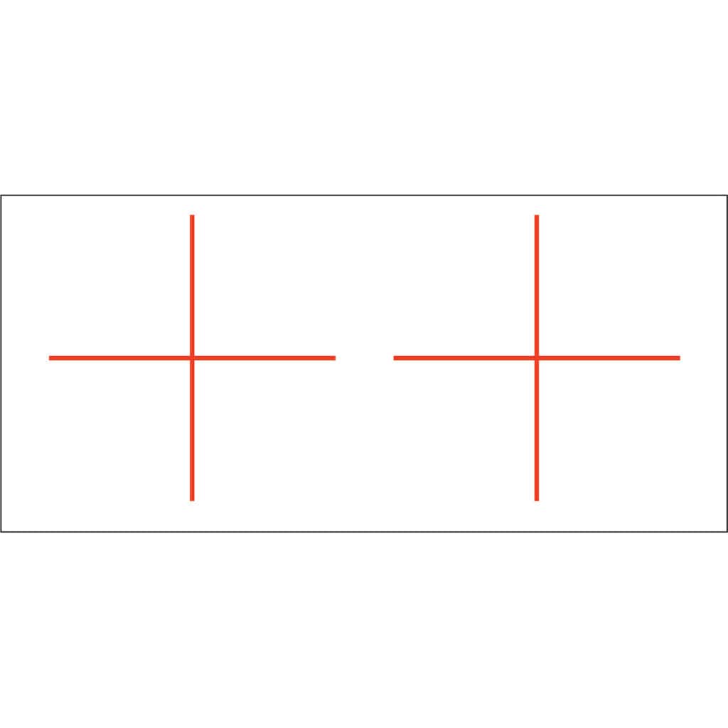 Gunstar Gunstar Standard Crosshair Orange Sights
