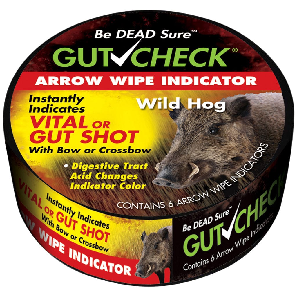 Gut Check Gut Check Arrow Wipe Indicators Hog 6 Pk. Game Cameras and Accessories