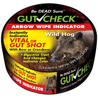 Gut Check Gut Check Arrow Wipe Indicators Hog 6 Pk. Game Cameras and Accessories
