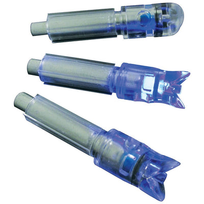 Gws Gws Lighted Crossbow Nocks Blue 3 Pk. Crossbow Bolts