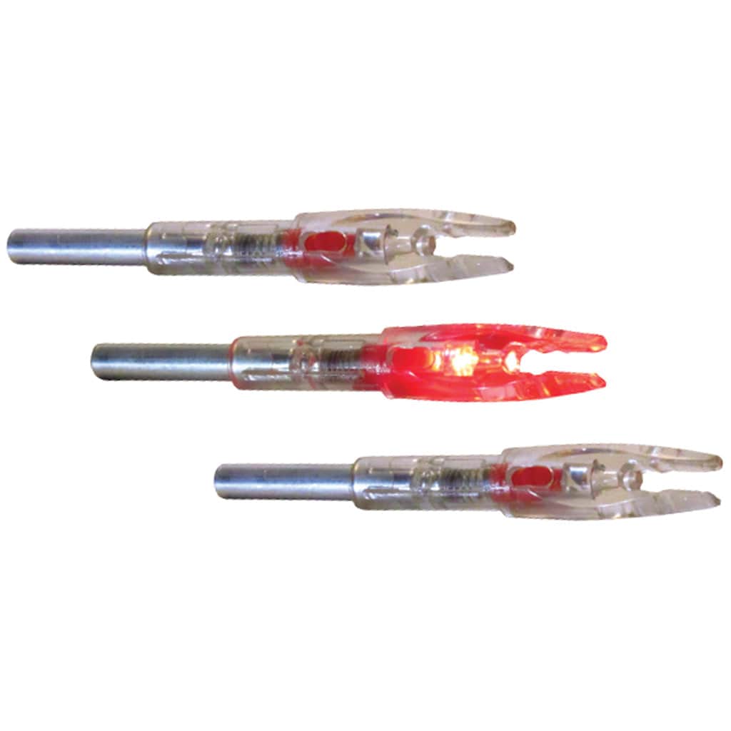 Gws Gws Lighted Nocks Red S 3 Pk. Arrow Components