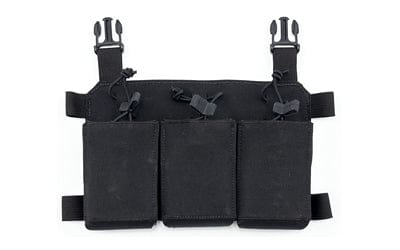 Haley Strategic Partners Hsp Thorax 3 Mag Placard W/ Mp2 Black Holsters