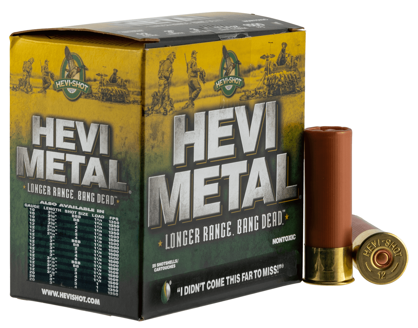 HEVI-METAL (VISTA) Hevi-metal (vista) Hevi-metal, Hevi Hs38508 Hevimetal Lr 12 3.5  Bbb 11/2 25/10 Ammo