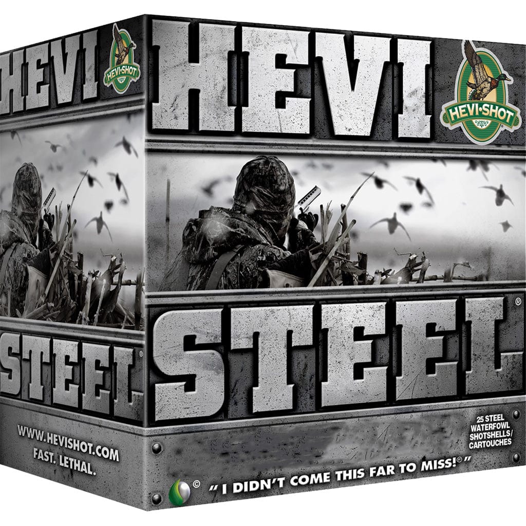 Hevishot Hevi Shot Hevi Steel Load 12 Ga. 3 In. 1 1/4 Oz. 2 Shot 25 Rd. Ammo