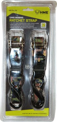 HME Products Hme Ratchet Tie Down Camo 2 Pk. Treestand Accessories