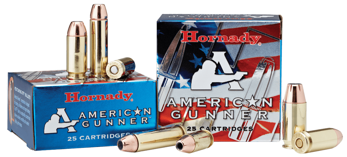 Hornady Hornady American Gunner Pistol Ammo 9mm Luger 124 Gr. Xtp Hollow Point 25 Rd. Ammo