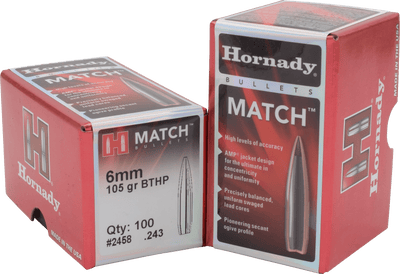 Hornady Hornady Bullets 30 Cal .308 - 208gr Bthp Match 100ct Reloading