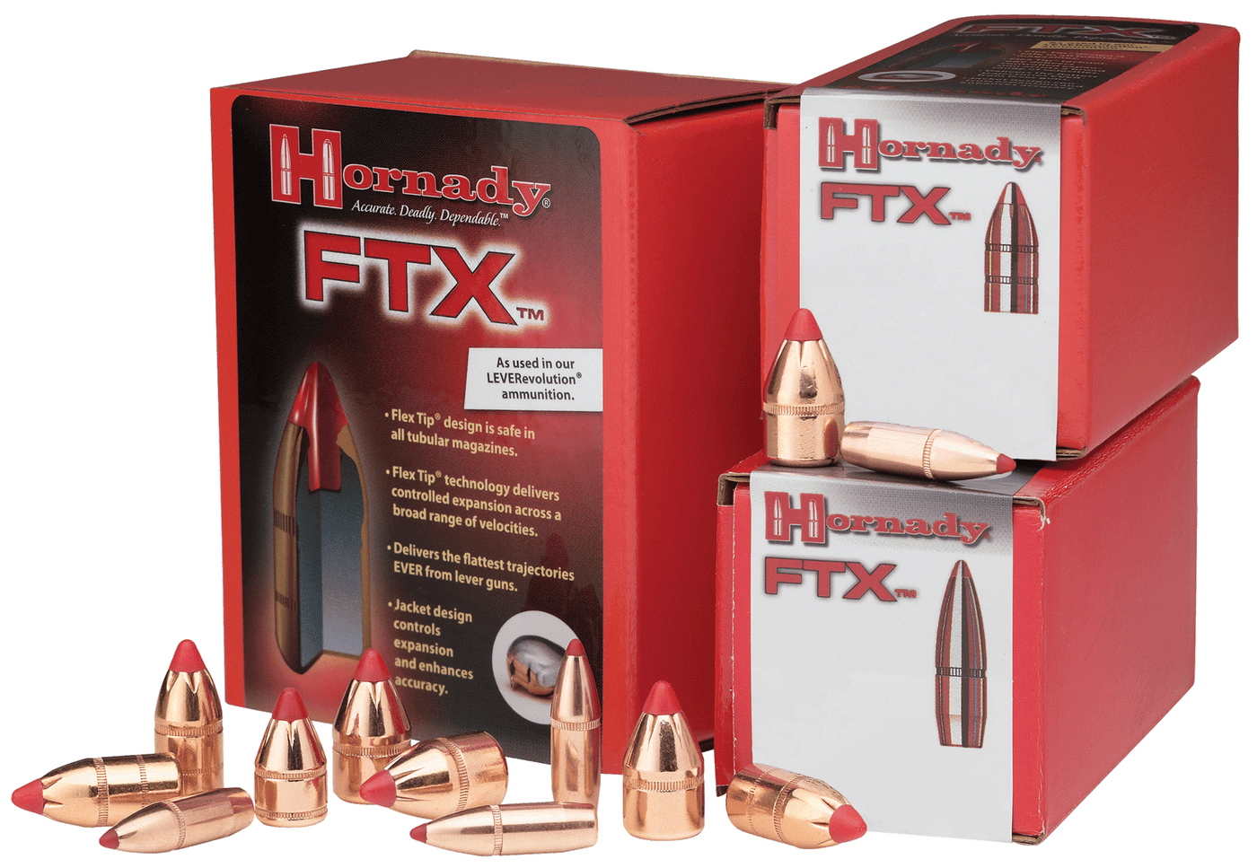 Hornady Hornady Bullets 35 Cal .358 - 200gr Ftx 100ct Reloading
