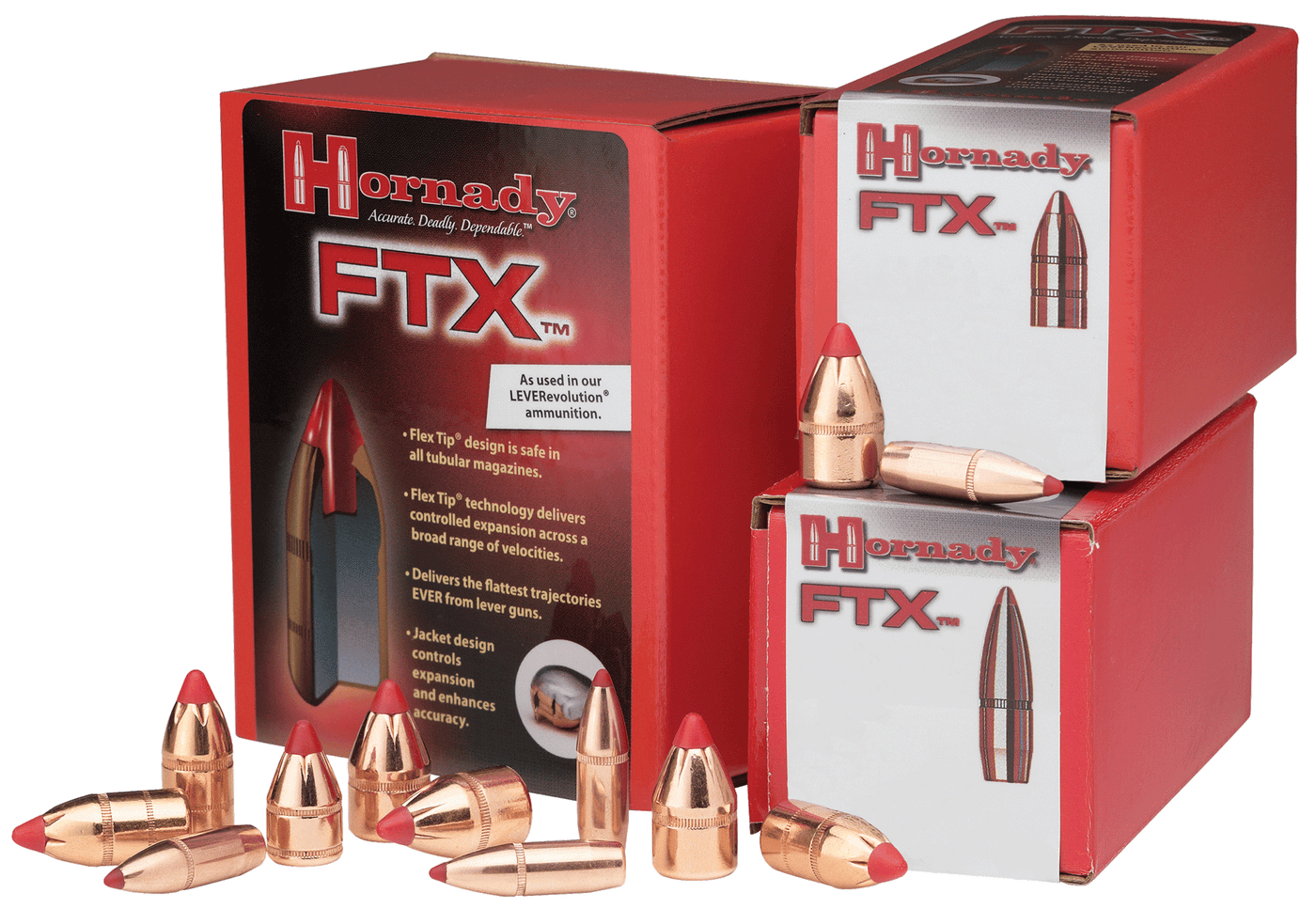 Hornady Hornady Bullets 35 Cal .358 - 200gr Ftx 100ct Reloading