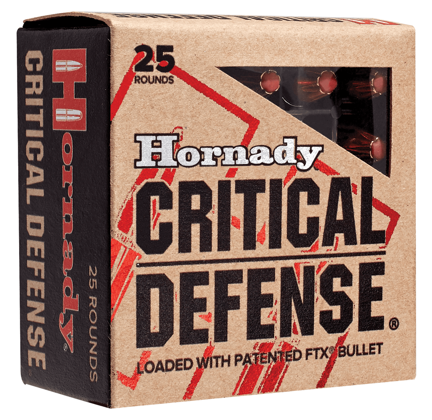Hornady Hornady Critical Defense Pistol Ammo 45 Acp 185 Gr. Flex Tip Expanding 20 Rd. Ammo