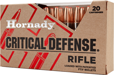 Hornady Hornady Critical Defense Rifle Ammo 223 Rem. 55 Gr. Ftx 20 Rd. Ammo