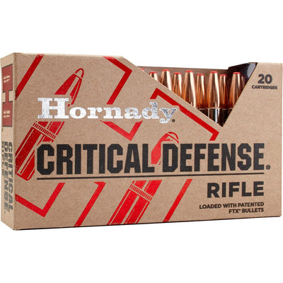 Hornady Hornady Critical Defense Rifle Ammo 308 Win. 155 Gr. Ftx 20 Rd. Ammo