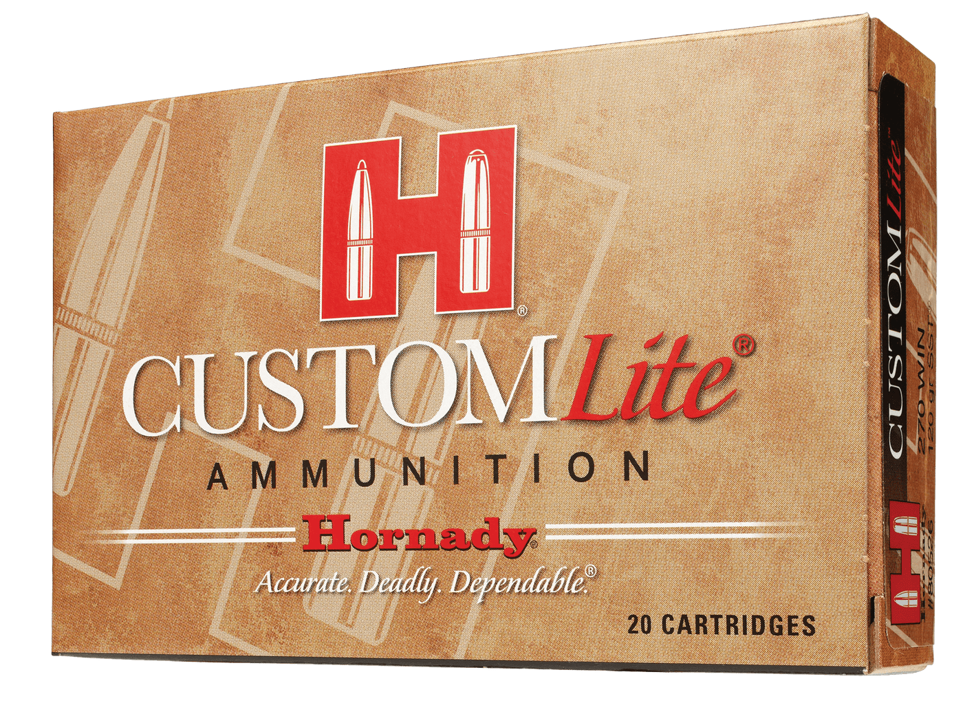 Hornady Hornady Custom Lite Rifle Ammo 243 Win 87 Gr. Sst 20 Rd. Ammo