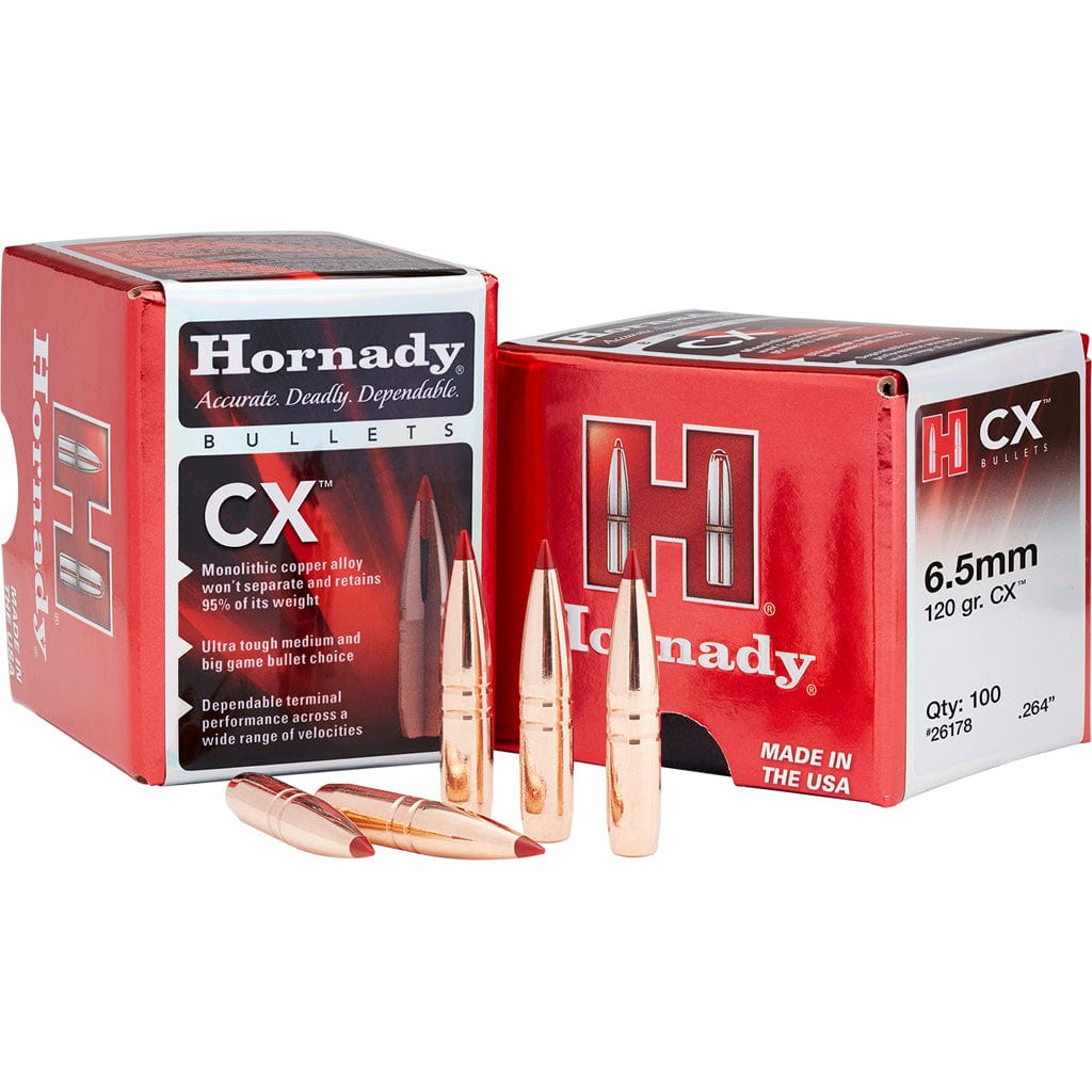 Hornady Hornady Cx Bullets 6.5mm .264 120 Gr. Cx Reloading