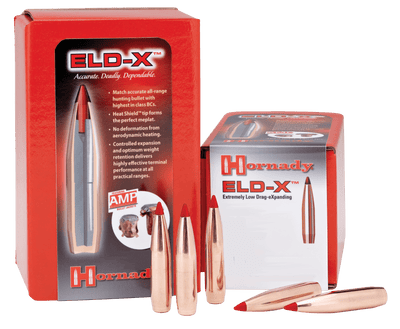 Hornady Hornady Eld-x Bullets 6.5mm .264 143 Gr. Eld-x 100 Box Reloading