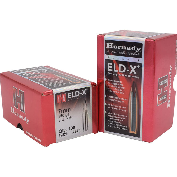 Hornady Hornady Eld-x Bullets 7mm .284 150 Gr. Eld-x 100 Box Reloading