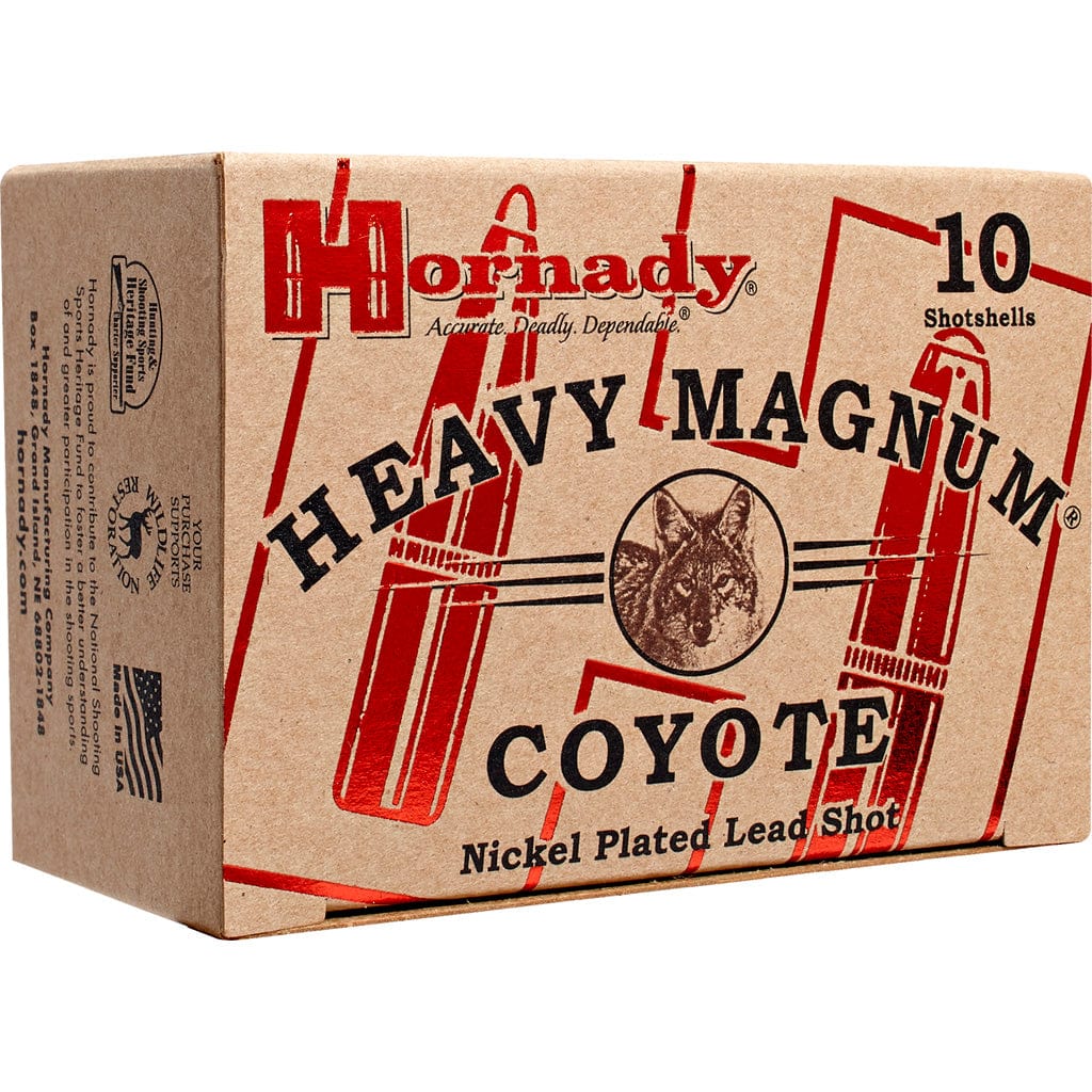 Hornady Hornady Heavy Magnum Coyote Shotshell Ammo 12 Ga. 3 In. 1 1/2 Oz. 00 Shot 10 Rd. Ammo