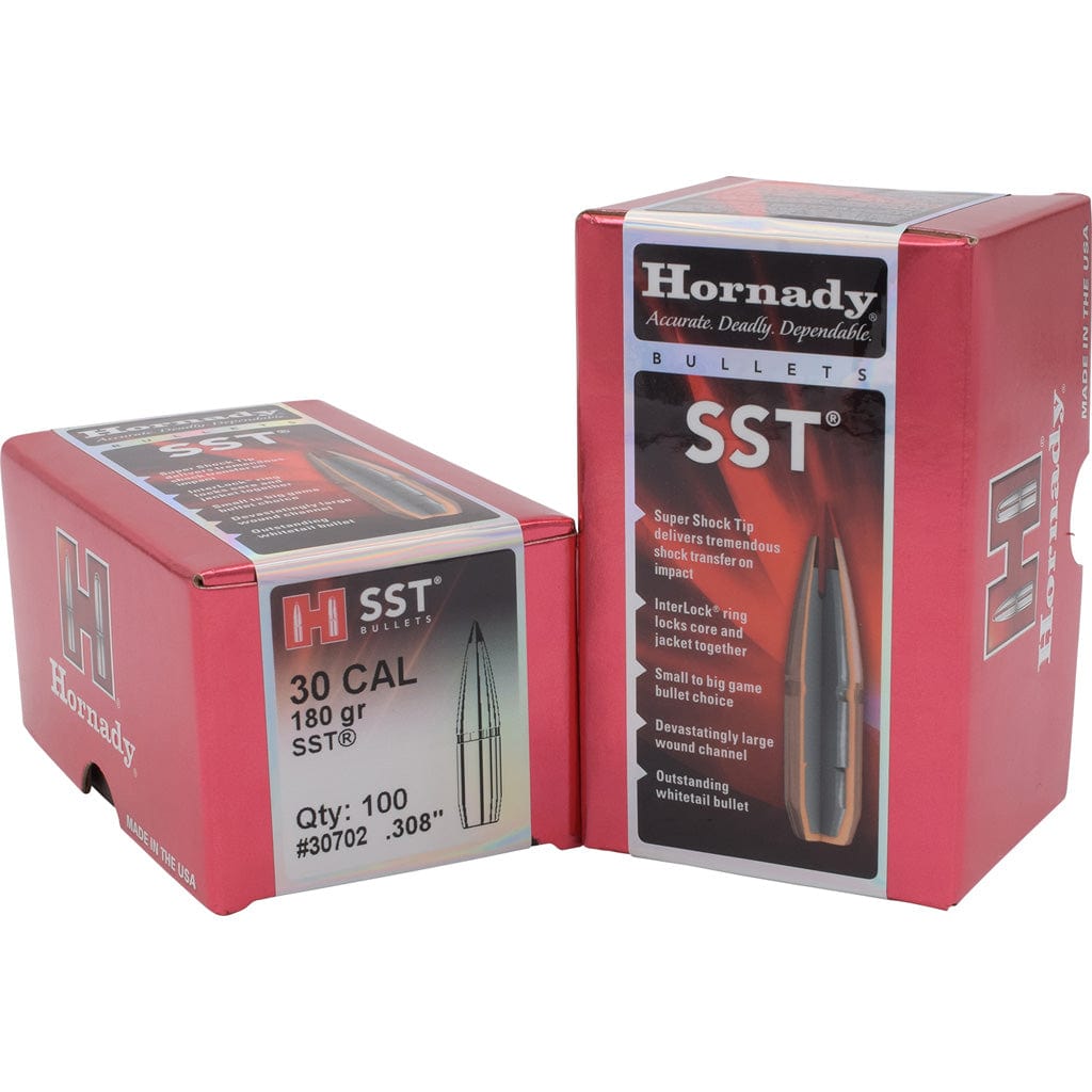 Hornady Hornady Sst Bullets 30 Cal. .308 In. 180 Gr. 100 Pk Reloading