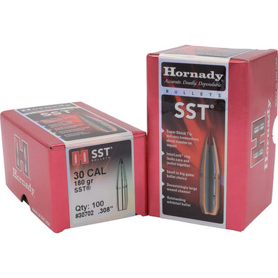 Hornady Hornady Sst Bullets 30 Cal. .308 In. 180 Gr. 100 Pk Reloading
