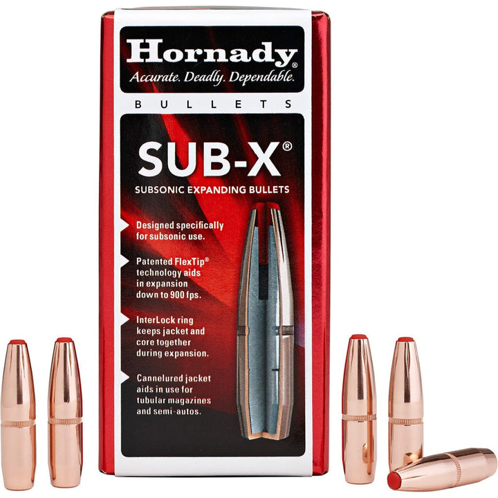 Hornady Hornady Sub-x Bullets 45 Cal. .452 395 Gr. Sub-x (450 Bushmaster) Reloading