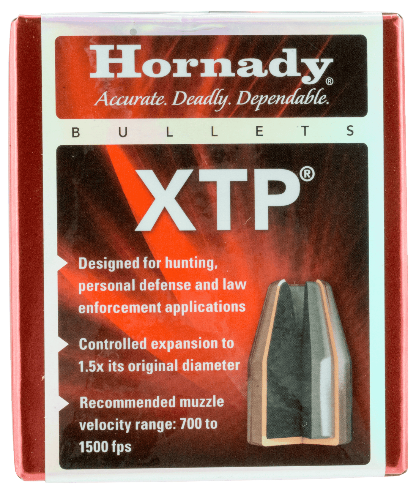 Hornady Hornady Traditional Pistol Bullets 45 Cal. .451 200 Gr. Xtp 100 Box Reloading