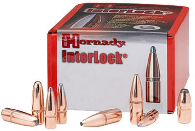 Hornady Hornady Traditional Rifle Bullets 7mm .284 139 Gr. Btsp Interlock 100 Box Reloading