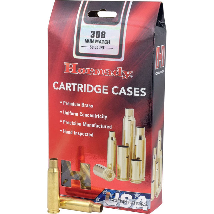 Hornady Hornady Unprimed Brass 308 Win. Match 50 Pk. Reloading