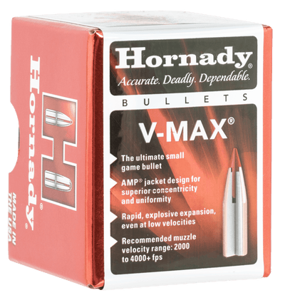 Hornady Hornady V-max Bullets 6mm .243 75 Gr. V-max 100 Box Reloading