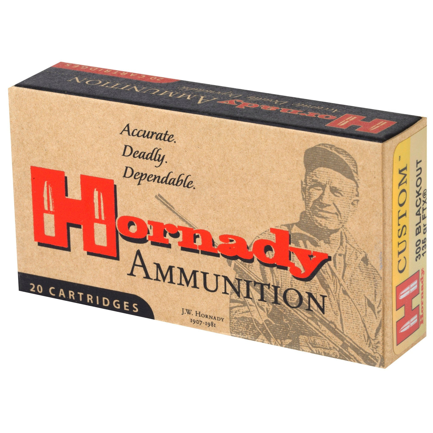 Hornady Hrndy 300blk 135gr Ftx  20/200 Ammunition