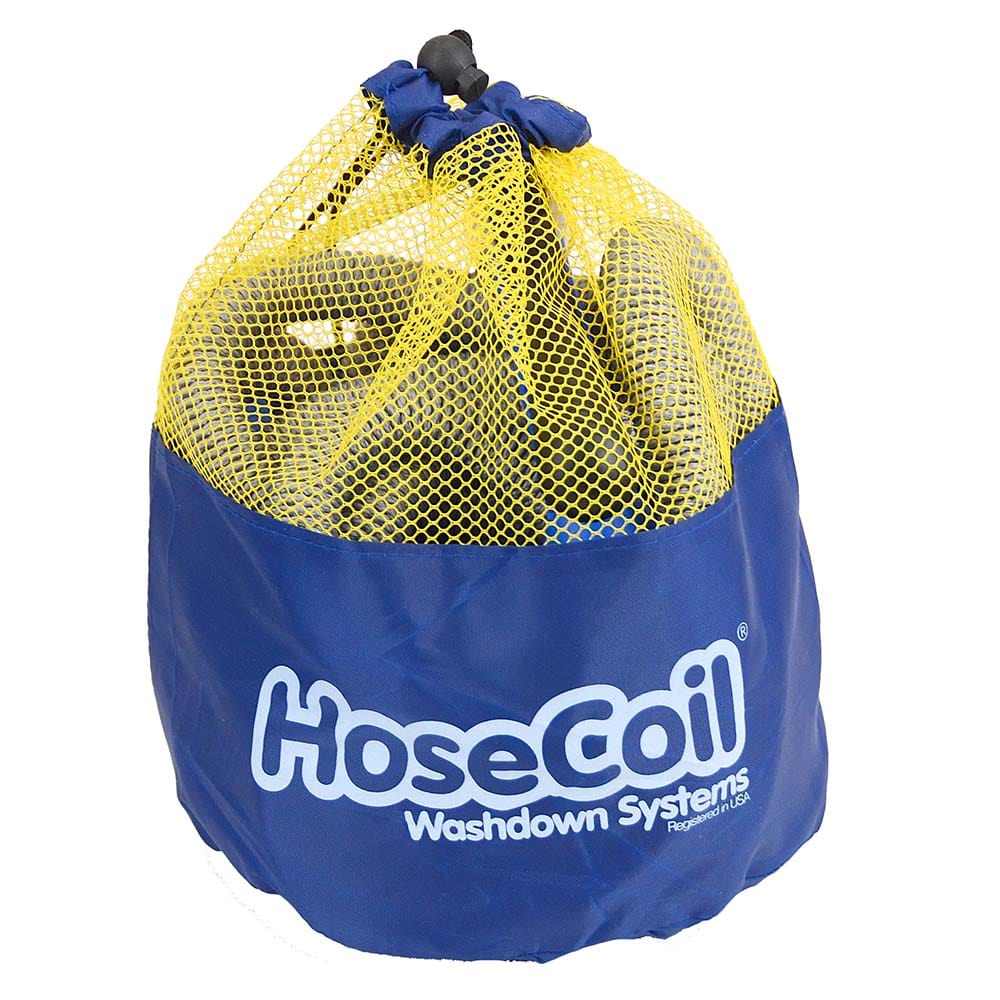 HoseCoil HoseCoil Expandable 25' Grey Hose Kit w/Nozzle & Bag Boat Outfitting