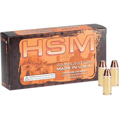 HSM Ammo Hsm Self Defense Handgun Ammunition 9mm Luger Jhp 115 Gr. 50 Rd. Ammo