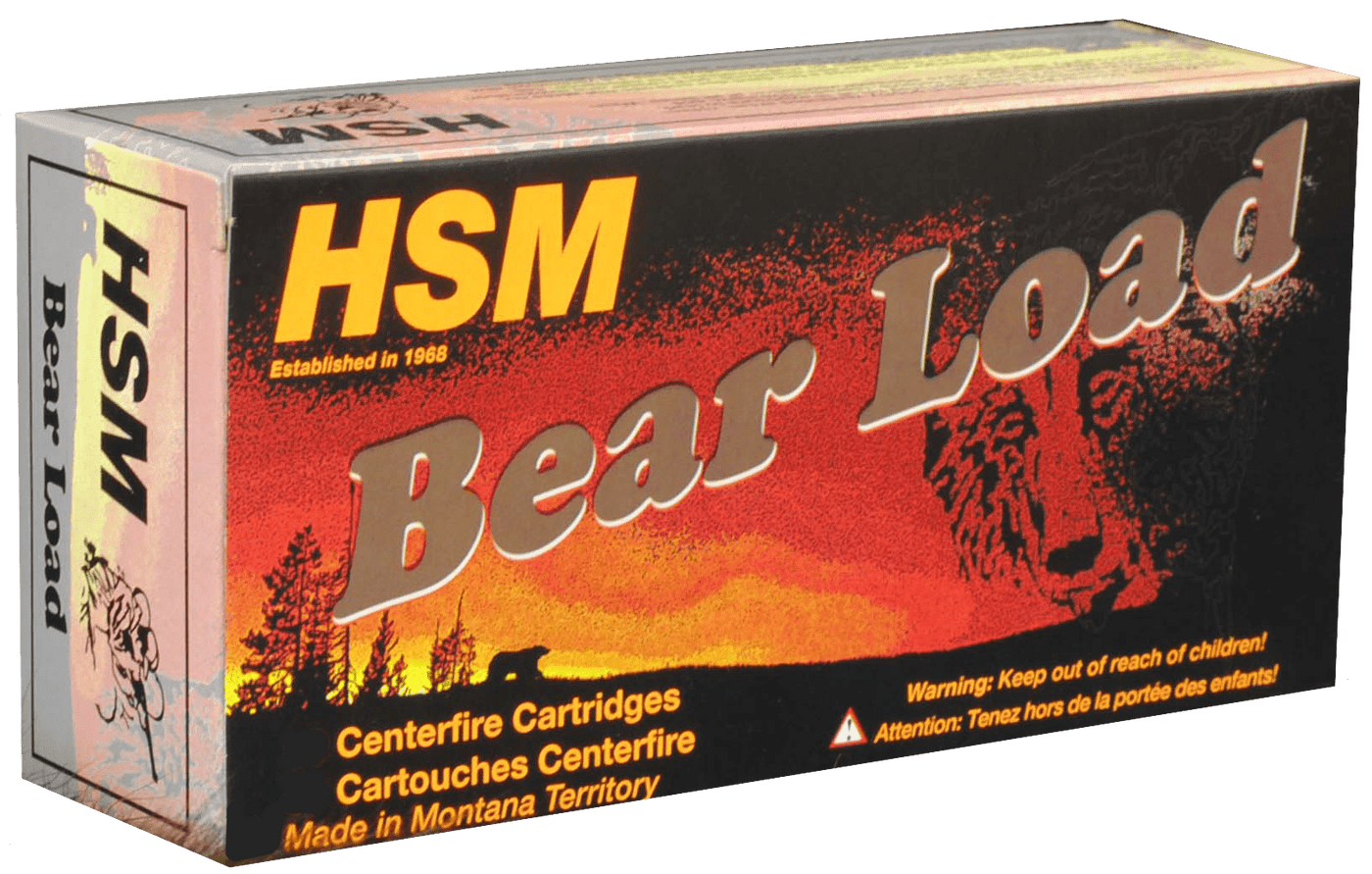 HSM Hsm Bear Load Ammunition 357 Mag. Round Nose Flat Point 180 Gr. 50 Rd. Ammo