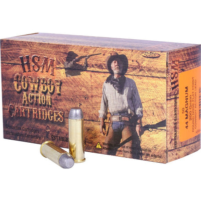HSM Hsm Cowboy Action Handgun Ammunition 44 Mag. 200 Gr. 50 Rd. Ammo