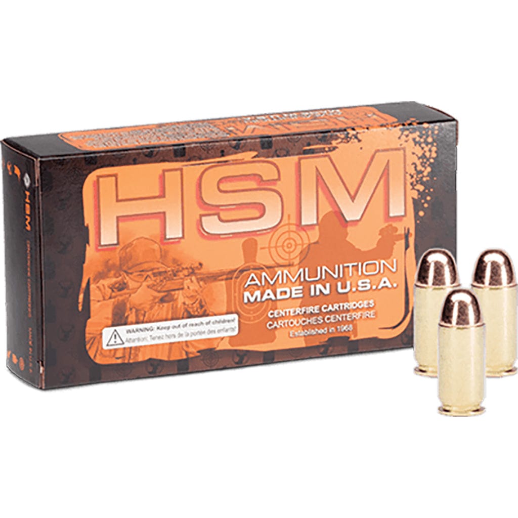 Hsm Hsm Training Handgun Ammunition 9mm Luger Plate Flat Point 147 Gr. 50 Rd. Ammunition