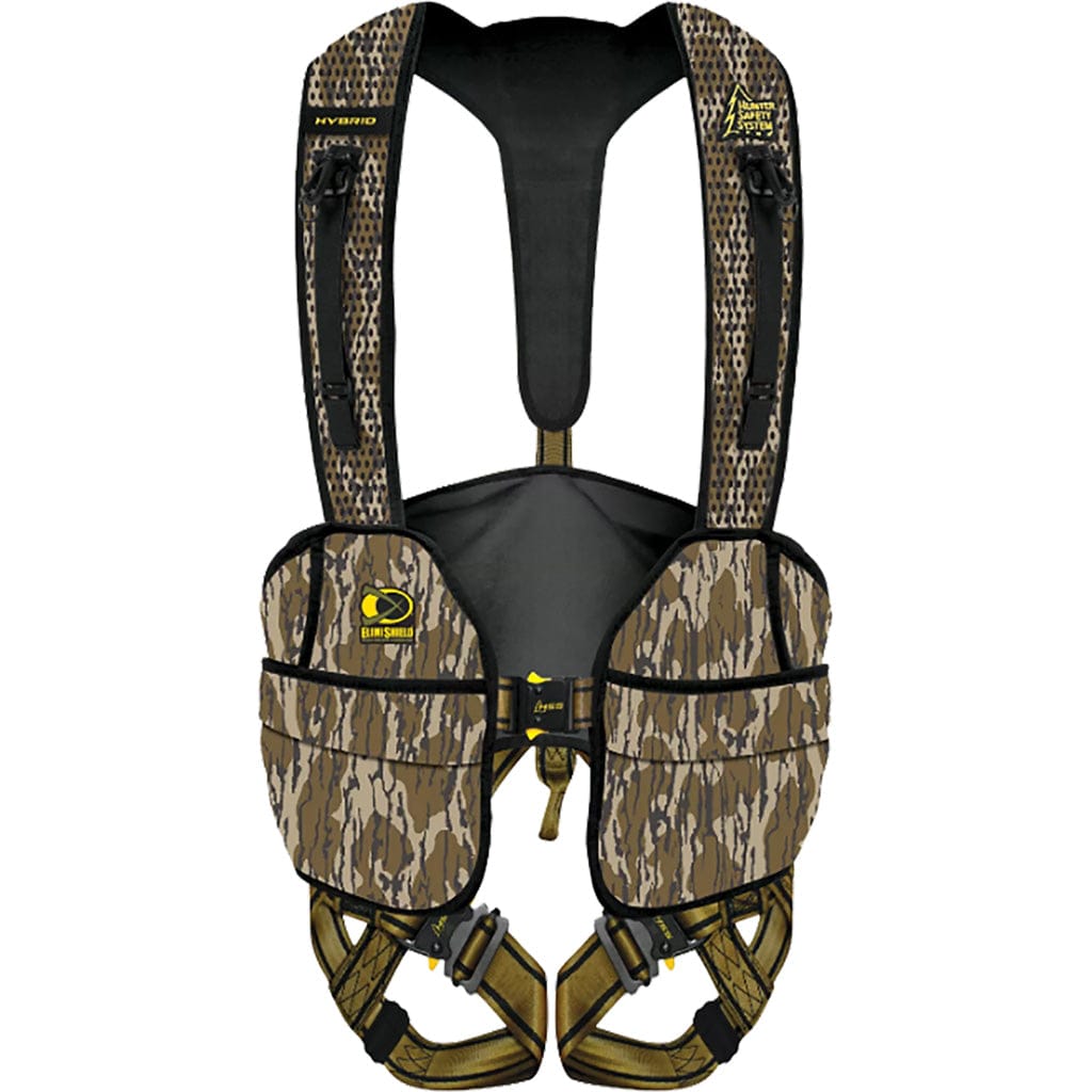 Hunter Safety System Hunter Safety System Hybrid Harness W/elimishield Mossy Oak Bottomland 2x-large/3x-large Safety Harnesses