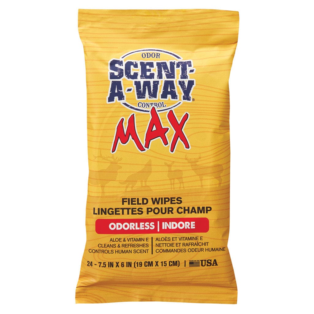 Hunters Specialties Scent-a-way Max Field Wipes 24 Pk. Scents/scent Elimination