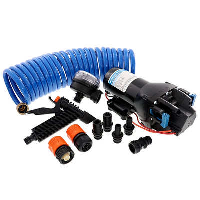 Jabsco Jabsco HotShot HD4 Heavy Duty Washdown Pump w/25' HoseCoil - 12V - 4 GPM - 60 PSI Marine Plumbing & Ventilation