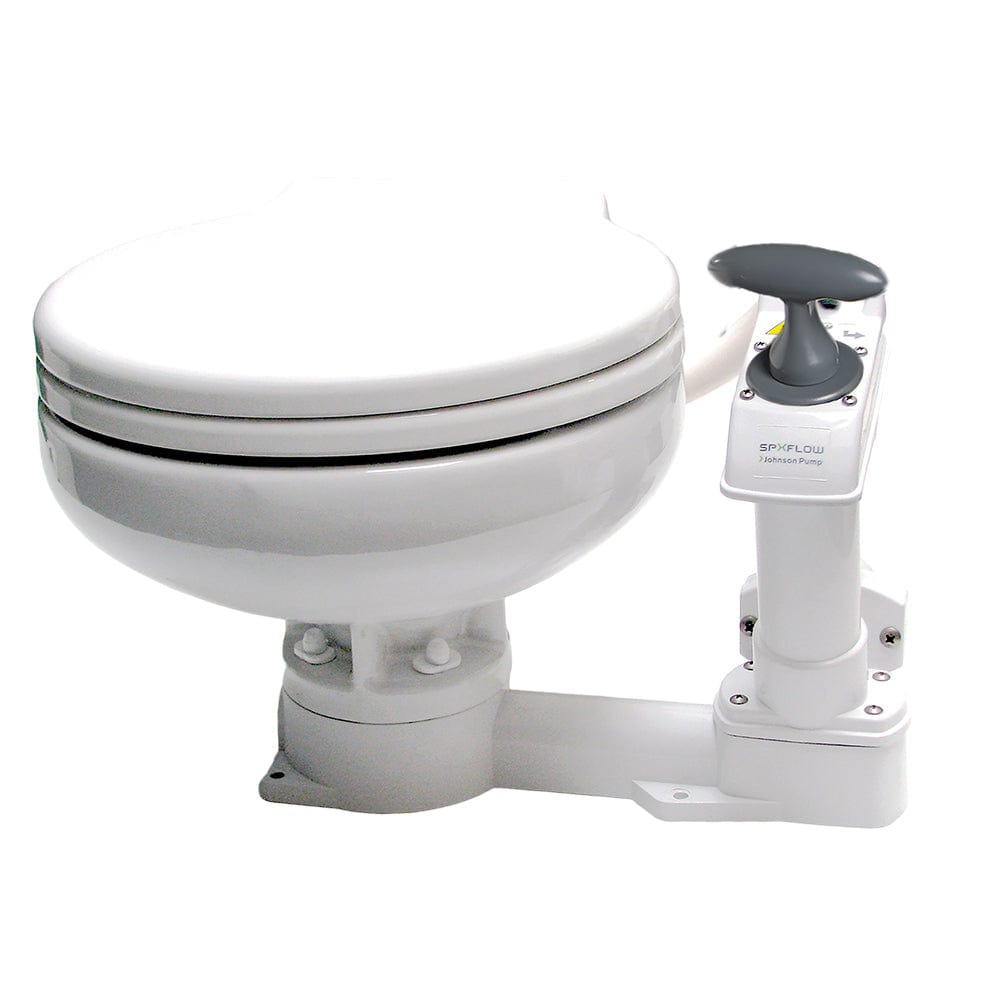 Johnson Pump Johnson Pump AquaT™ Manual Marine Toilet - Super Compact Marine Plumbing & Ventilation