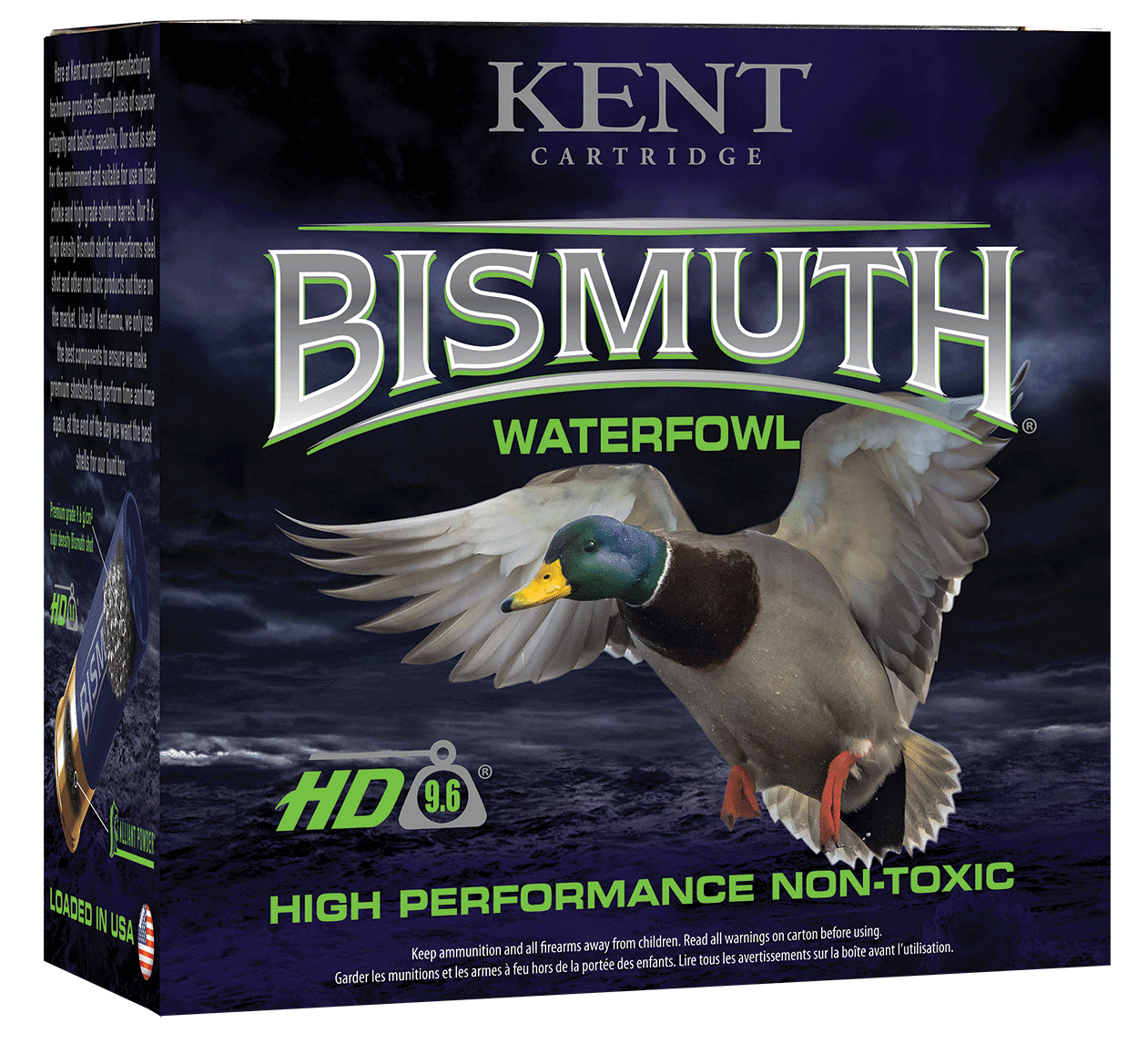 Kent Cartridge Kent Bismuth High-performance Waterfowl Load 12 Ga. 3 In. 1 3/8 Oz. 4 Shot 25 Rd. Ammo