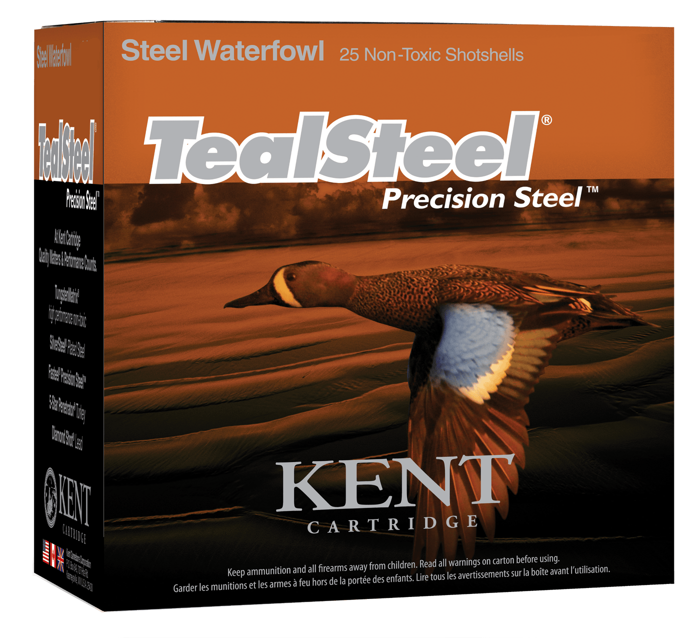 Kent Cartridge Kent Teal Steel Load 12 Ga. 3 In. 1 1/4 Oz. 6 Shot 25 Rd. Ammo