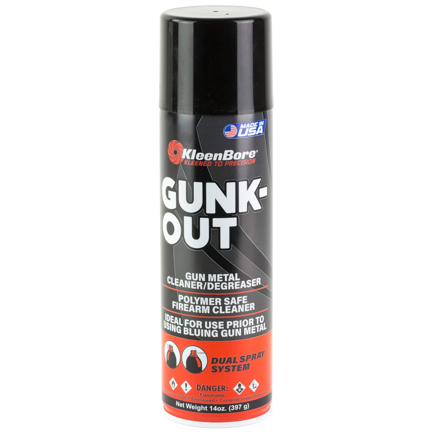 Kleen-Bore Kleen Bore Gunk Out Cleaner - Degrease 15oz. Aerosol< Gun Care