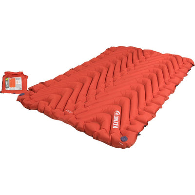 Klymit Klymit Insulated Double V Sleeping Pad Orange Camping and Outdoor Rec