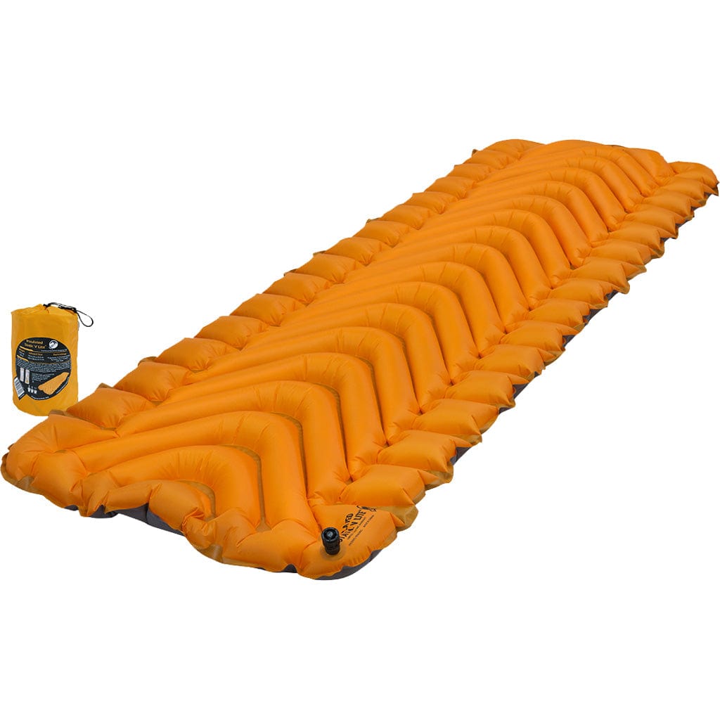 Klymit Klymit Insulated Static V Lite Sleeping Pad Mango Orange Camping and Outdoor Rec